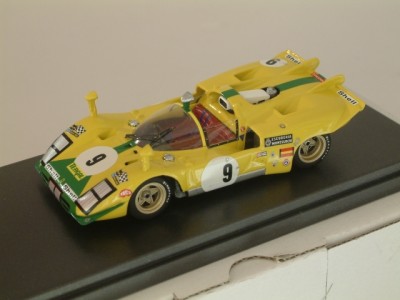 Ferrari 512 S Spyder CH 1002 24 Hrs Le Mans 1970 Escuderia Montjuich #9 Juncadella / Fernandez - Built 1:43
